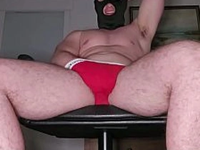 PhantomGentX穿红色Calvin Klein内裤 rocking-chair load!肌肉猛男撸出超硬巨量精液 chinese gay porn patch on every side up